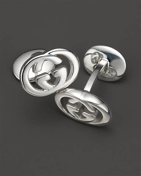 gucci sterling silver cufflinks